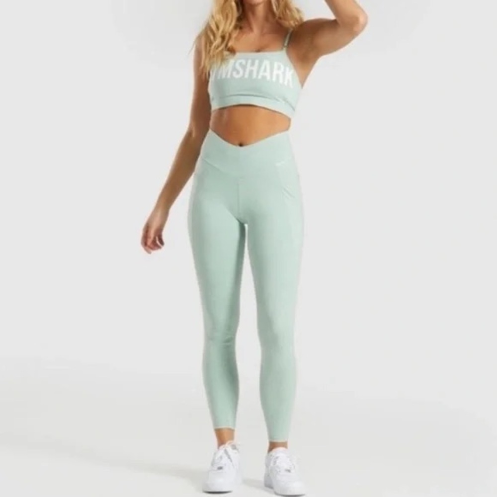 Gymshark Sage Green High-Waist Leggings